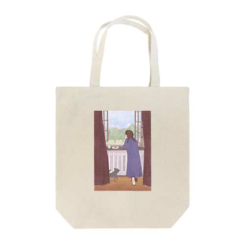 向こう側は Tote Bag