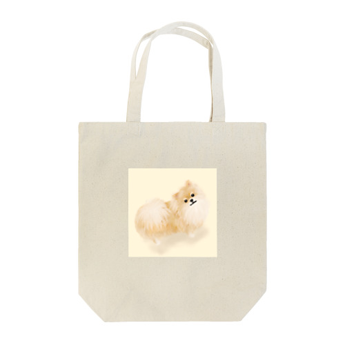 ポメラニアン スケッチ Pomeranian sketch Tote Bag
