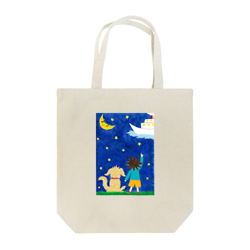 少年と犬 Tote Bag