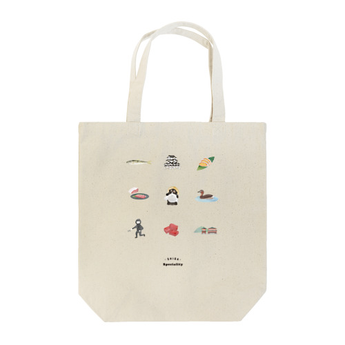 滋賀名物つめあわせ〈滋賀イラスト素材〉 Tote Bag