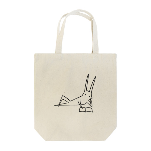 何かを読むうさぎ。 Tote Bag