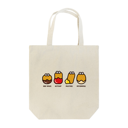 チキンナゲット４兄弟 Tote Bag