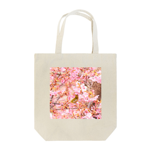 めじろとさくら（その２） Tote Bag