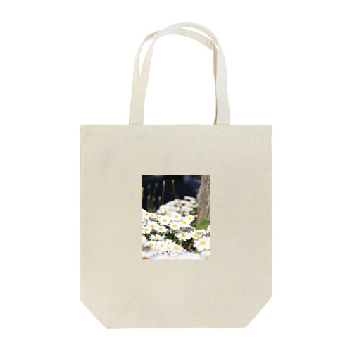 White Flowers Tote Bag