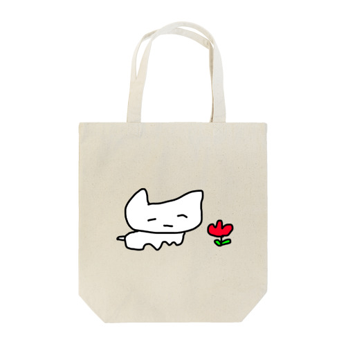 ネコちゃんとチューリップ Tote Bag