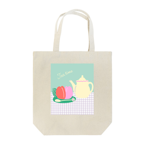 チューリップ×ティーカップ Tote Bag