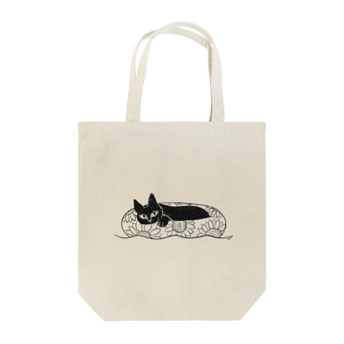 浮き輪と黒猫さん Tote Bag