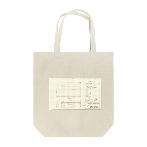 テーブルの設計図 Tote Bag