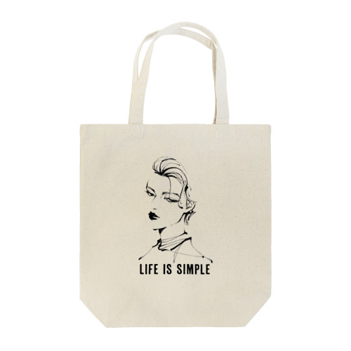 LIFE IS SIMPLE トートバッグ