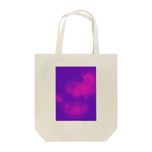 ネオン海月・赤 Tote Bag