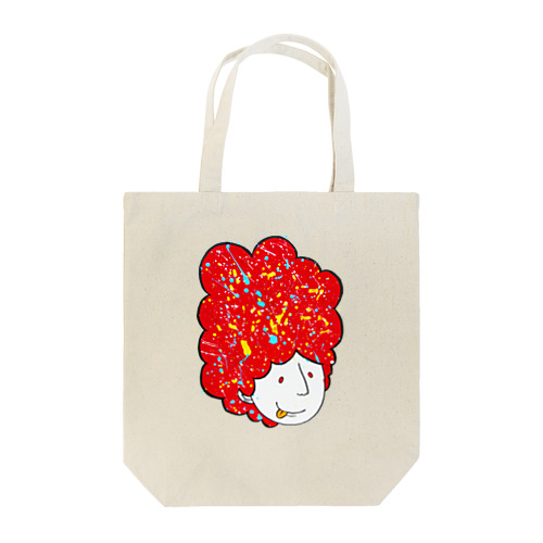 シュッシュッ頭の男の子 Tote Bag