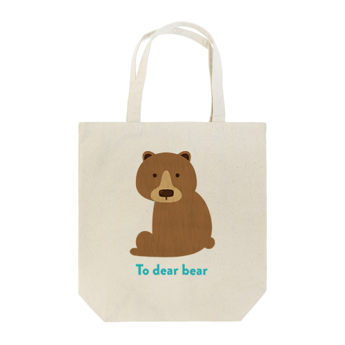 To dear bear Tote Bag