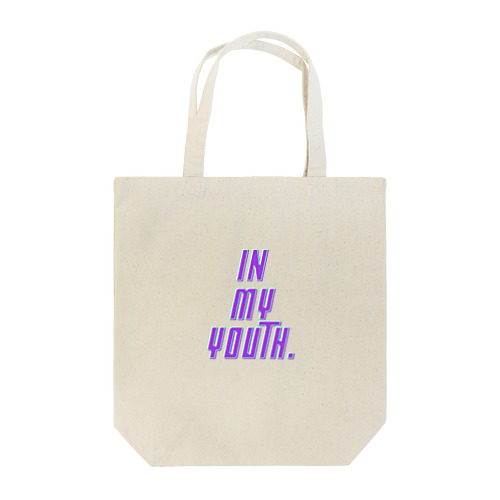 IN MY YOUTH. Tote Bag