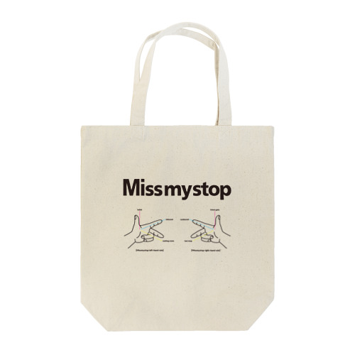 Missmystopトートバッグ Tote Bag