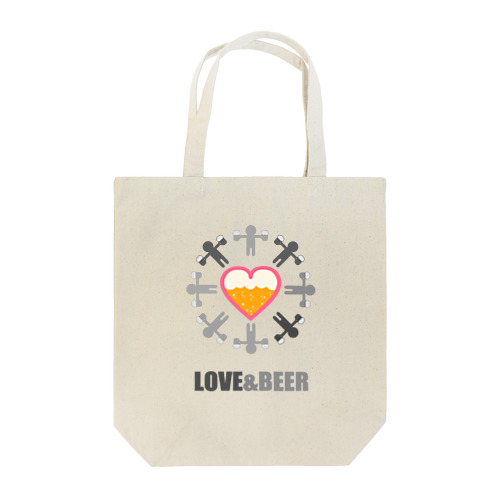 LOVE & BEER Tote Bag