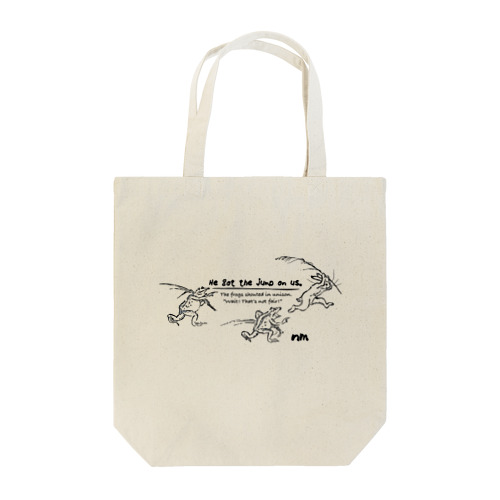 nanometer『鳥獣戯画〜抜け駆け〜』トートバッグ Tote Bag