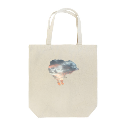 ぽんずのうんちんぐスタイルシルエットｰ夕暮れｰ Tote Bag