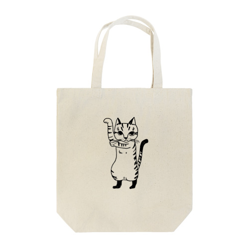 立ち猫トート Tote Bag