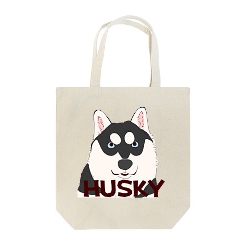 HUSKY 黒 Tote Bag