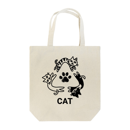 ネコバッグ(ゆるっとエコなネコ) Tote Bag