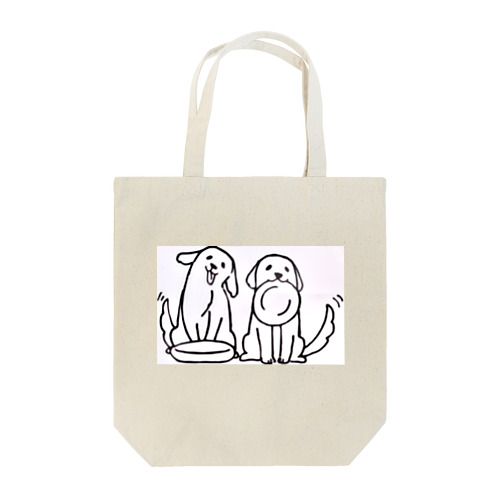 2匹のわんちゃん Tote Bag