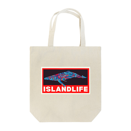 Islandlife　stainedwhale トートバッグ