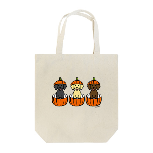 ハロウィンかぼちゃのラブラドール Tote Bag