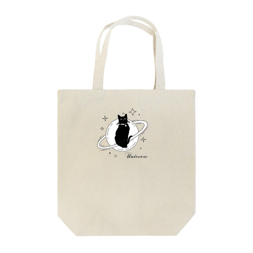 黒猫★惑星 Tote Bag