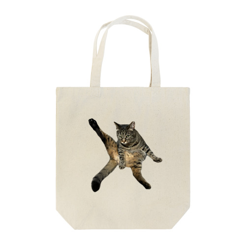 変なポーズの猫 Tote Bag