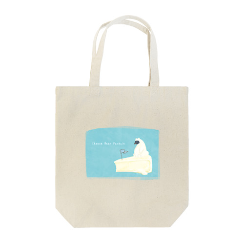 Cheese Bear Penguin Tote Bag