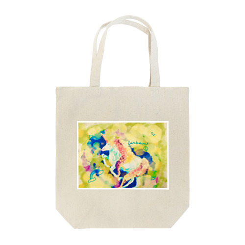 夢の中のユニコーン Tote Bag