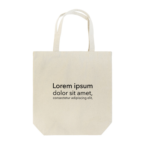 Lorem ipsum Tote Bag