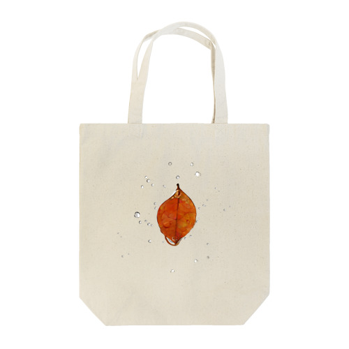 落ち葉と雫 Tote Bag