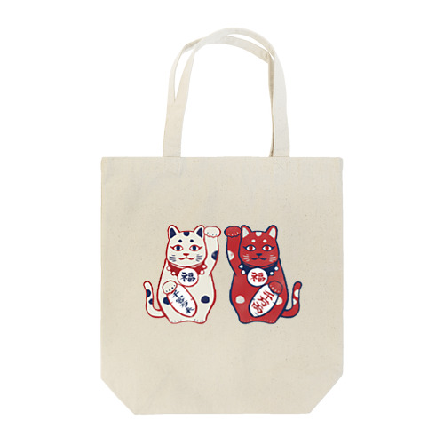 【日本レトロ#01】招き猫 Tote Bag