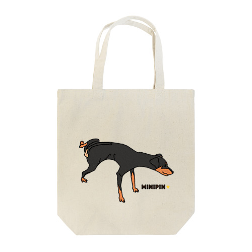 ミニチュアピンシャー ミニピン Miniature Pinscher minipin マーキング Tote Bag