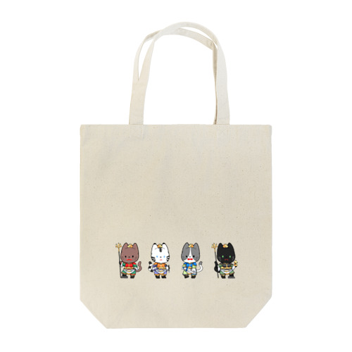 四天にゃんこ Tote Bag