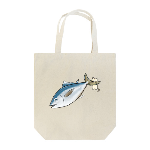 マグロと子猫 Tote Bag