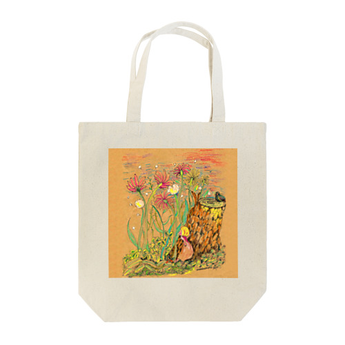 pf01-03: under the flower トートバッグ Tote Bag