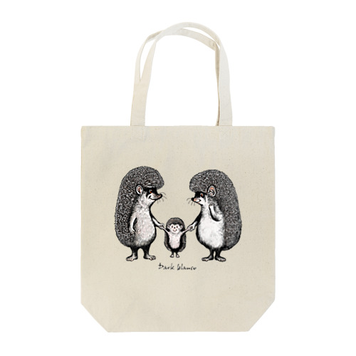 ハリネズミ親子 Tote Bag