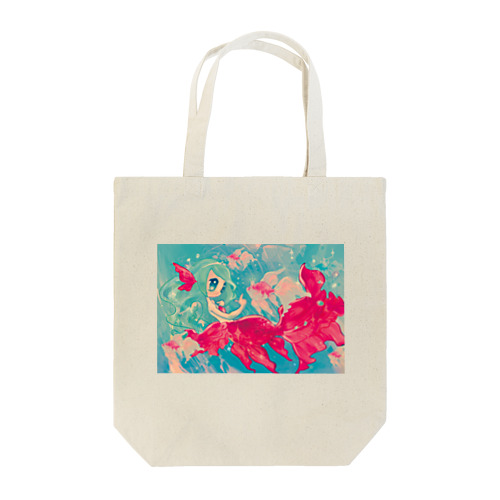 金魚のお姫様 Tote Bag