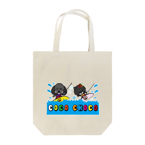 ウェイクボード!COCO&CHOCOちゃん トートバッグ