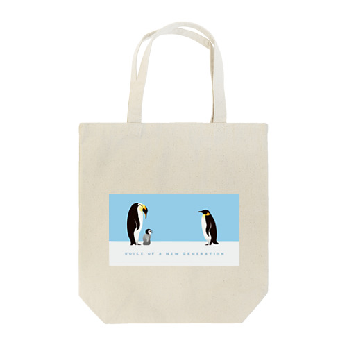 voice of 子ペンギン Tote Bag
