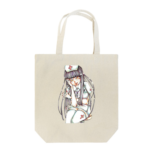 黒髪のナース Tote Bag