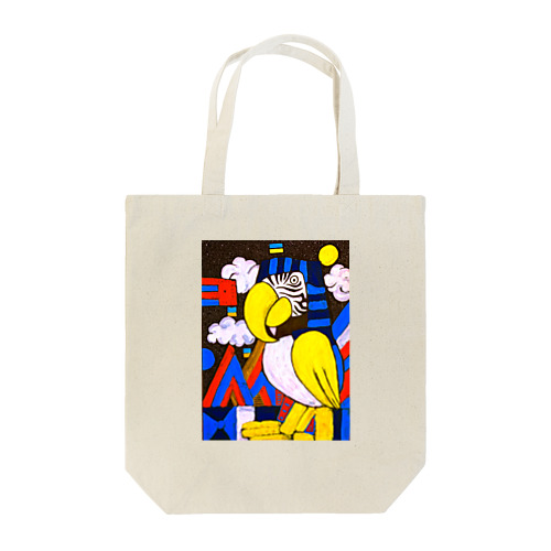 星空、月、鳥 Tote Bag