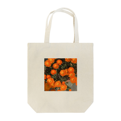 オレンジの花 トートバッグ