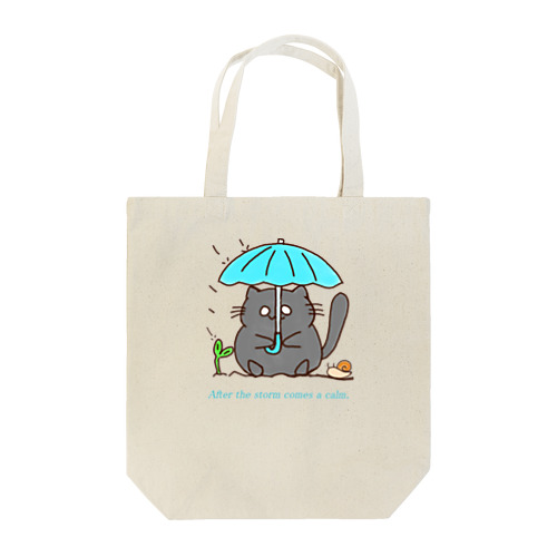 雨降って地固まる Tote Bag