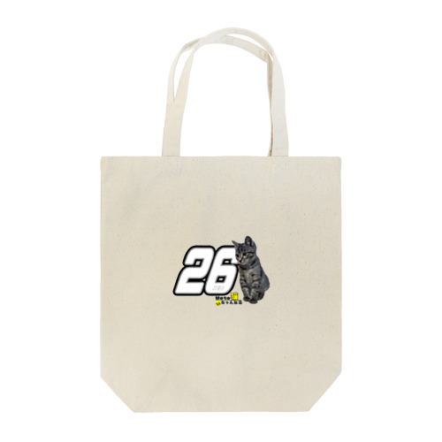 レーサーキャットジロー（ロゴ入り） Tote Bag