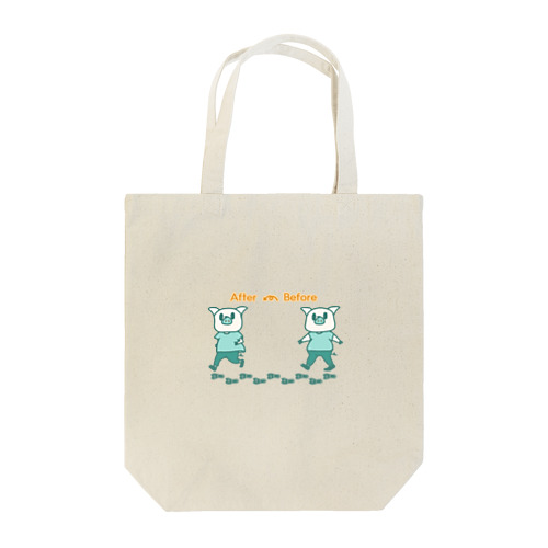 ダイエットするブタ Tote Bag