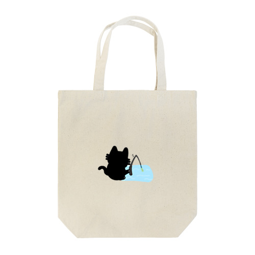 釣り猫 Tote Bag