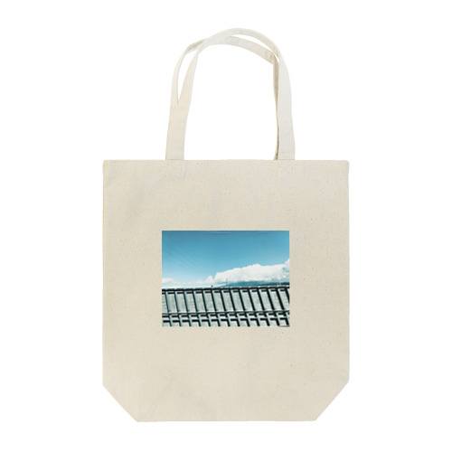 空色ストライプ Tote Bag